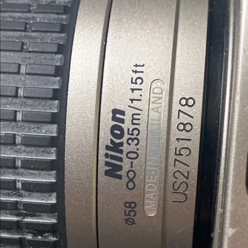 Nikon Silver N55 28 - 80 mm Camera with strap